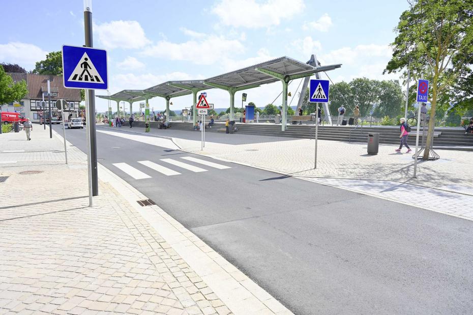 Höxter Neubau Bahnhofsumfeld